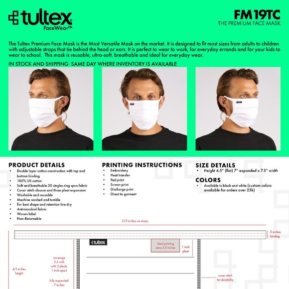 Hand-dyed 100% Cotton Pleated Face Covering - "Fireball” - Picture 3 of 3